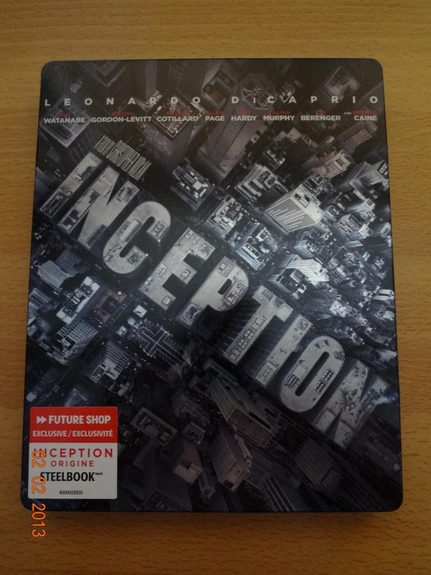 Inception Futureshop Exclusive Steelbook Front