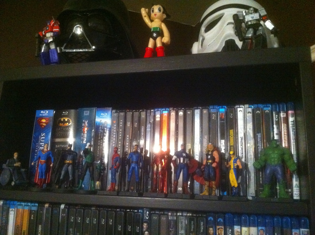 My Comic book movies display!