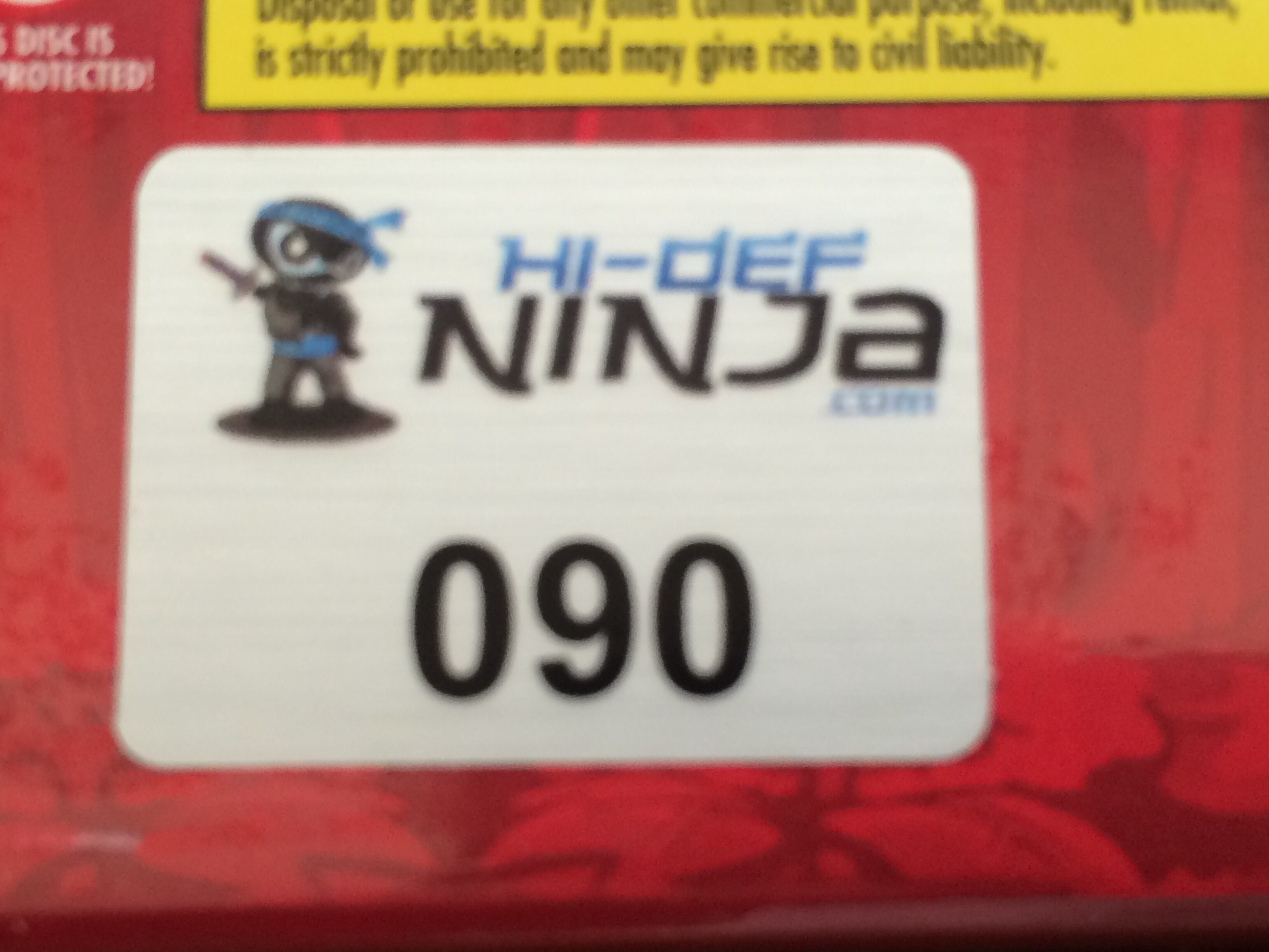 Ninja Number 090