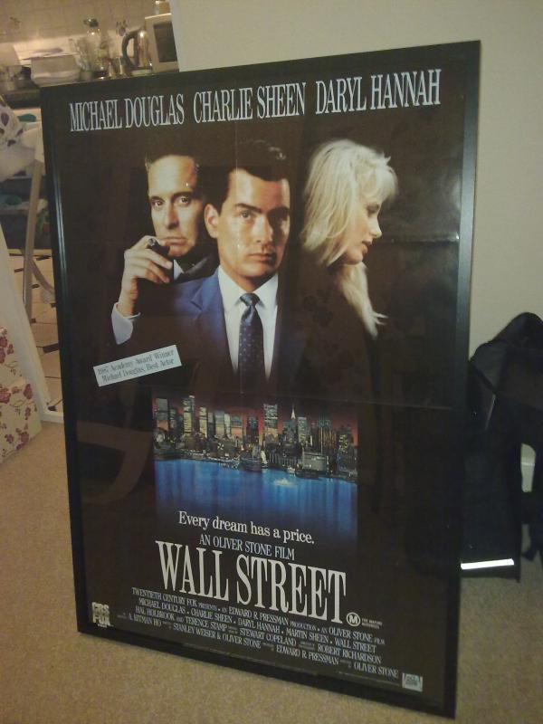 Original Aussie video poster. same size as US one sheet. only difference is the white banner saying academy award and the CBS Fox logo at the bottom