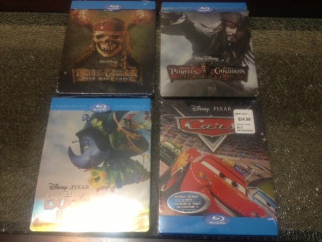Pirates 2, pirates 3, cars, Bug's Life