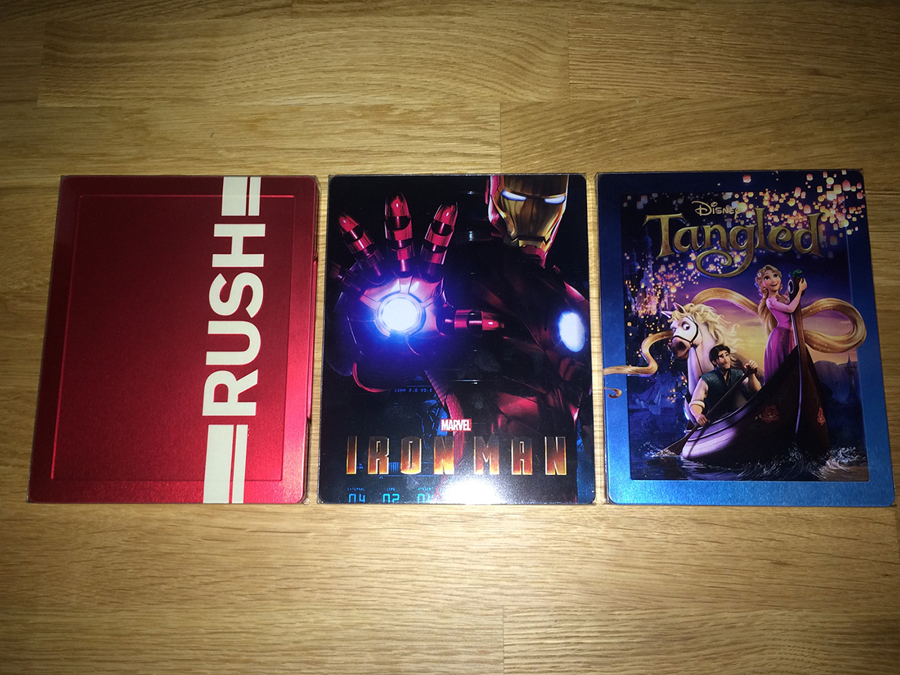 Rush, Iron Man & Tangled