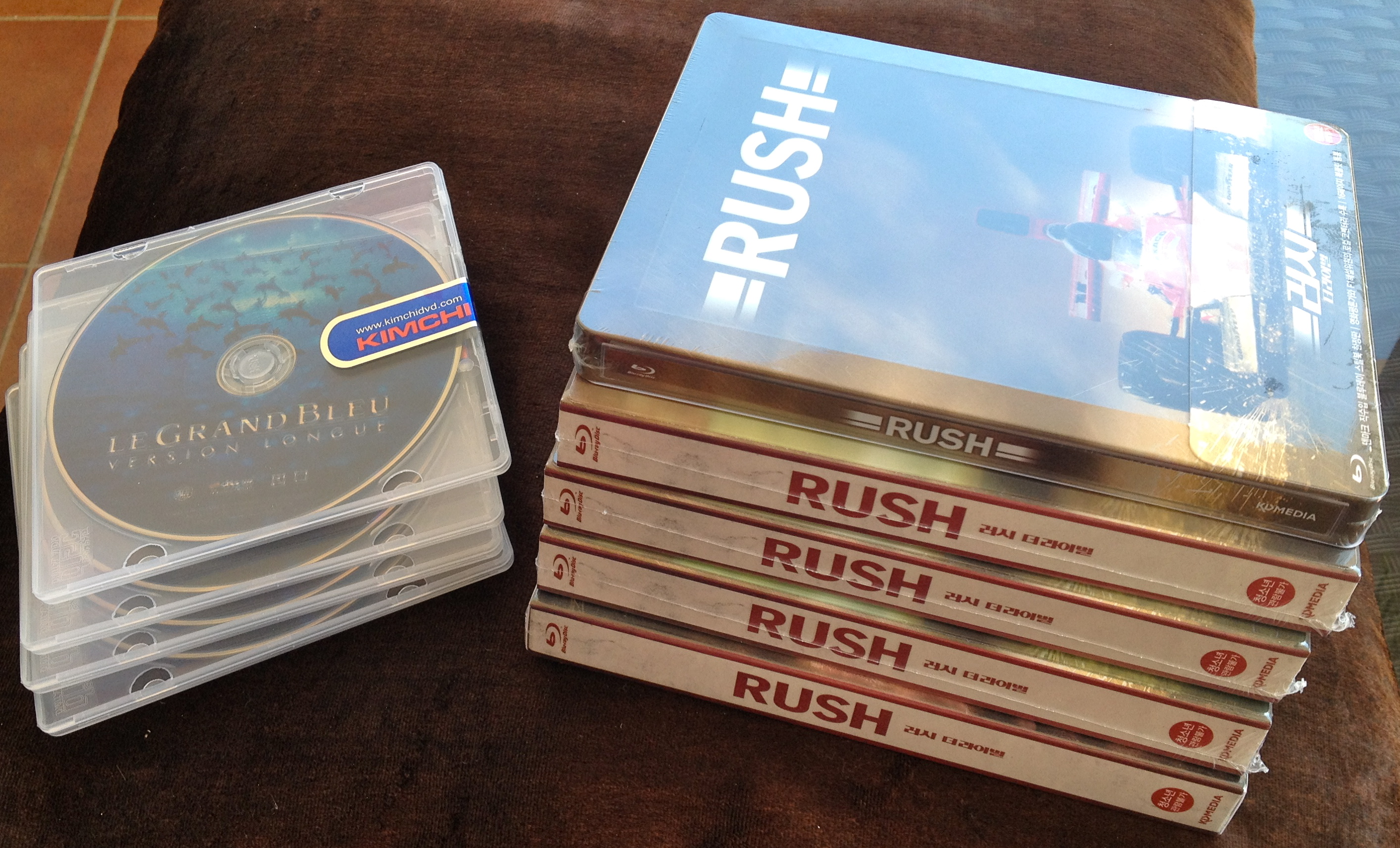 RUSH & LE GRAND BLEU REPLACEMENT DISCS JUST UNBOXED!