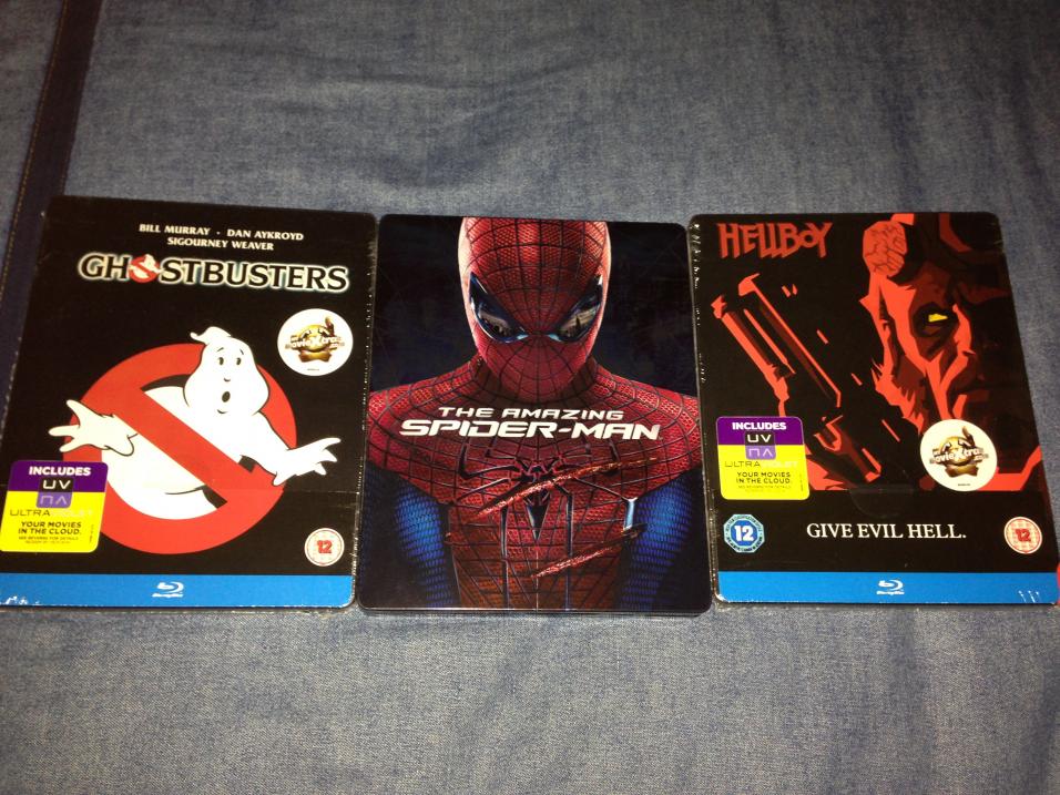 Spiderman (Best Buy)
Ghostbusters (UK)
Hellboy(UK)