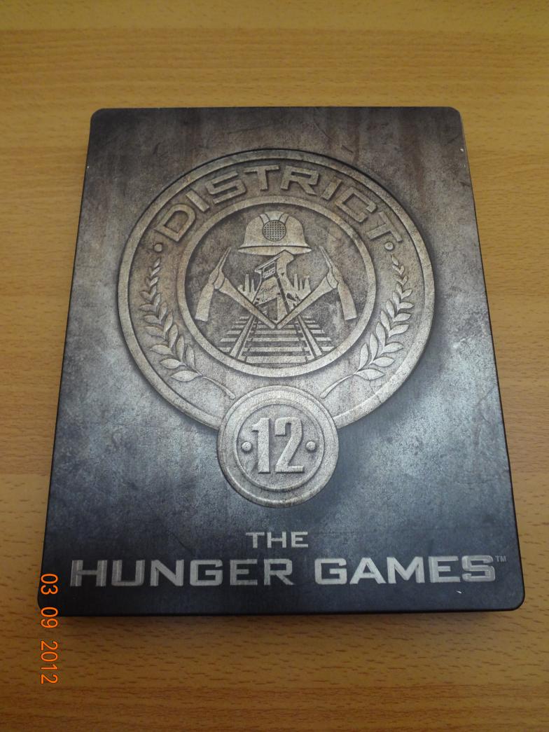 The Hunger Games Futureshop  'District 12' Embossed Steelbook Front