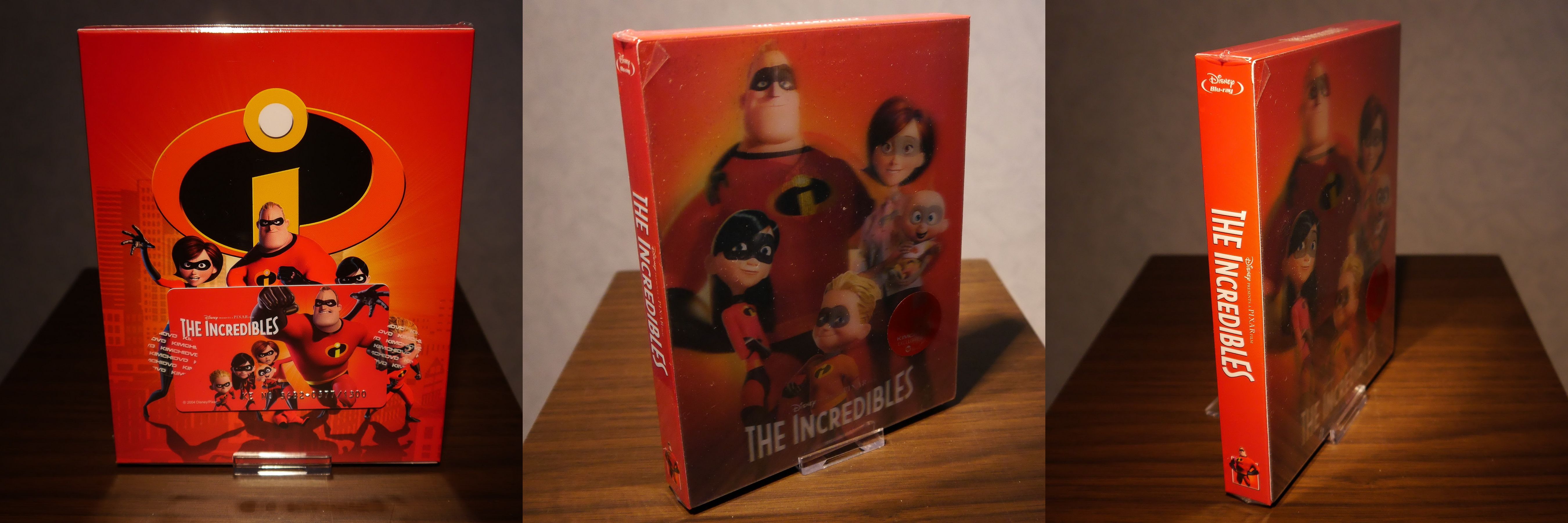 The Incredibles Bluray Steelbook Kimchidvd Lenticular Edition