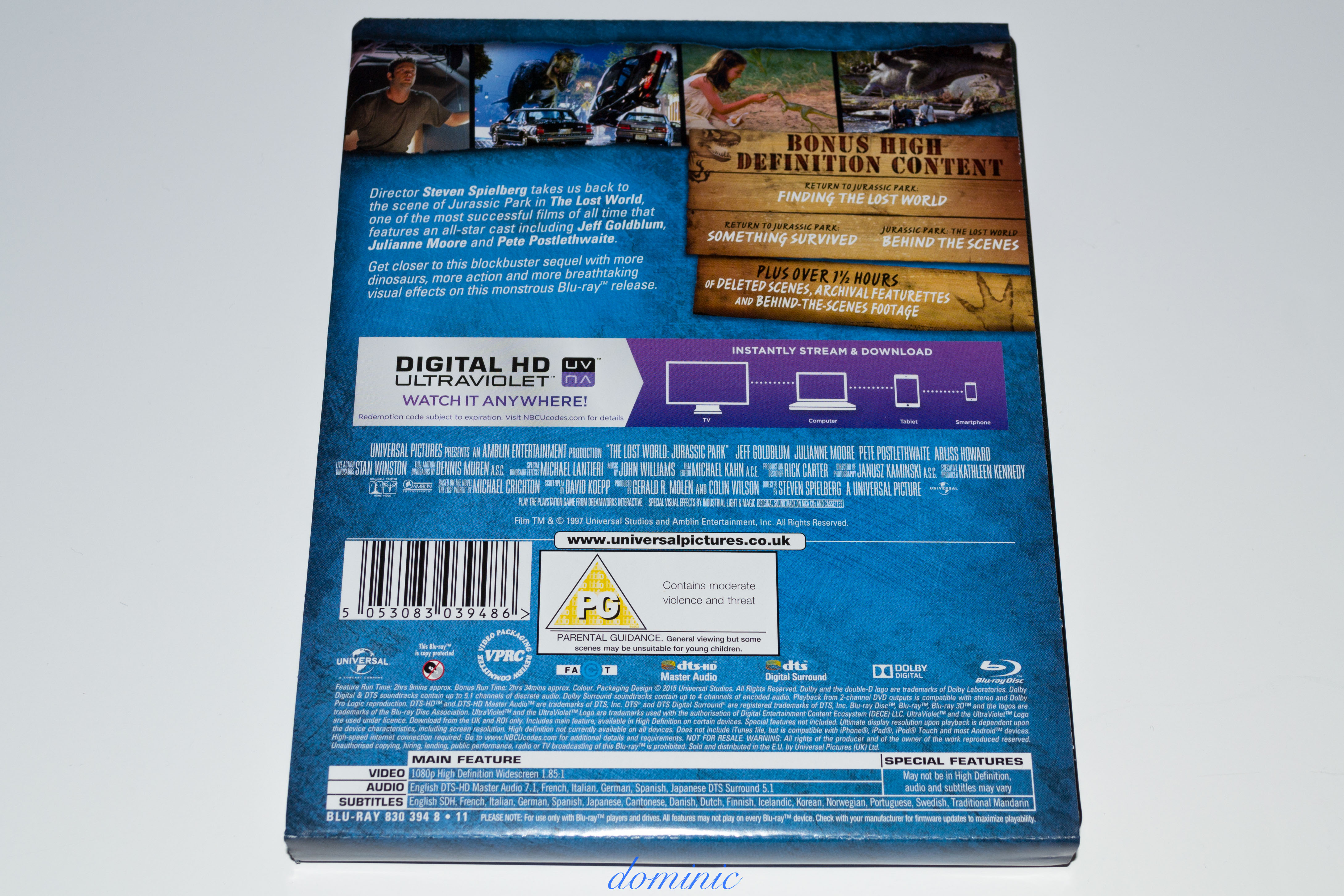 The Lost World Jurassic Park - Back slip.jpg