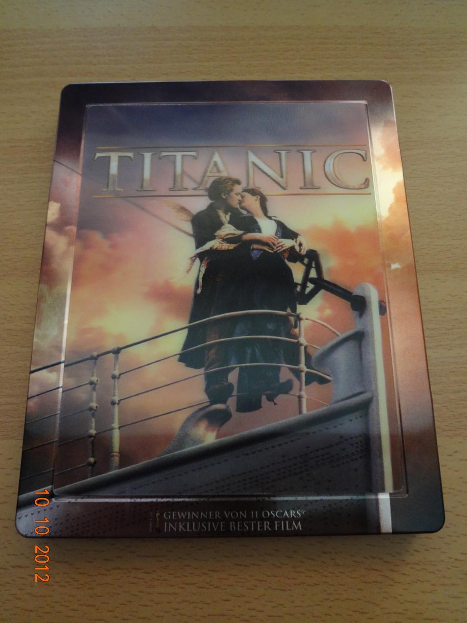 Titanic 3D Embossed German Lenticular Steelbook Front