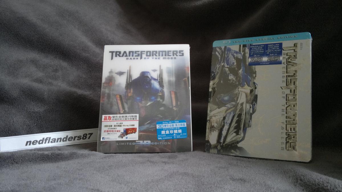 Transformers III Hong Kong and Trnasformers II Future Shop