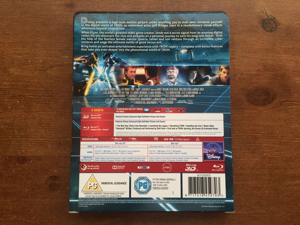 Tron Legacy Steelbook