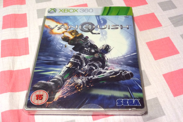 Vanquish steelbook. Sealed and mint condition.