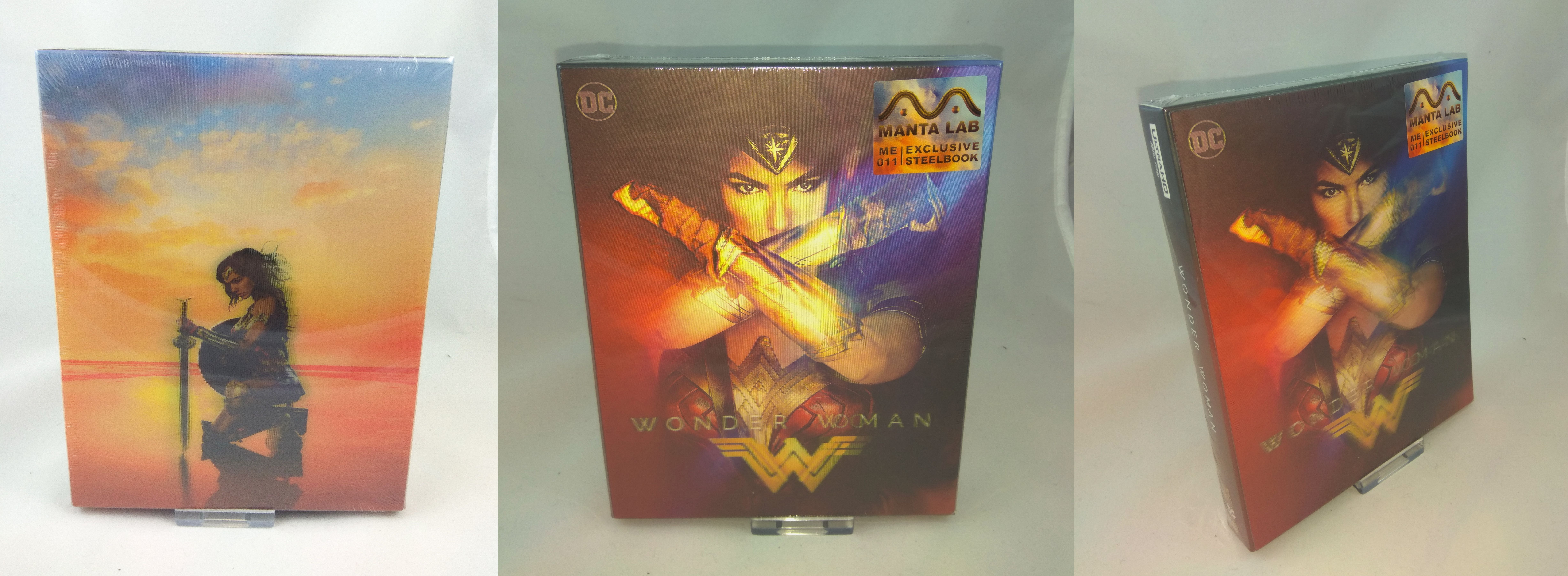 Wonder Woman Bluray Steelbook Mantalab 4K Double Lenticular
