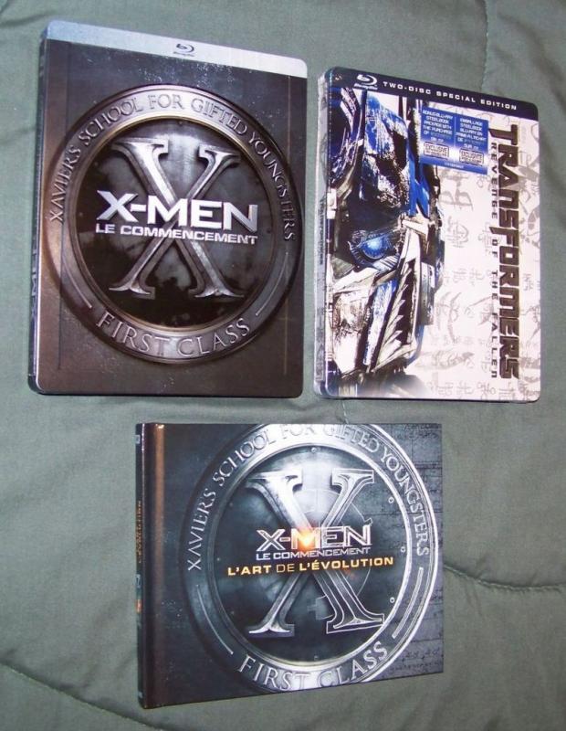 X-men France BD Steelbook with Artbook
Transformers ROTF FS BD Steelbook Case