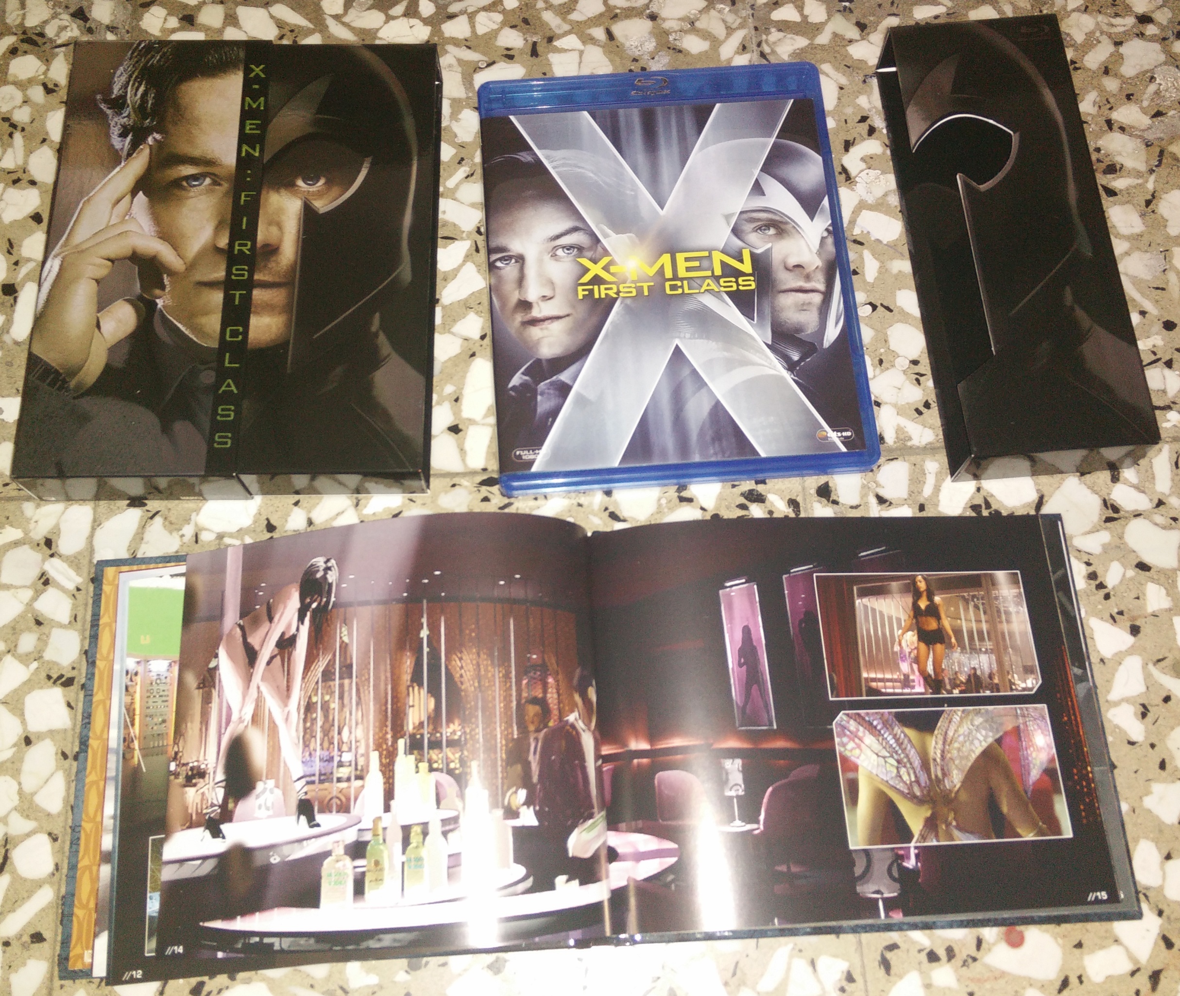 x men with booklet