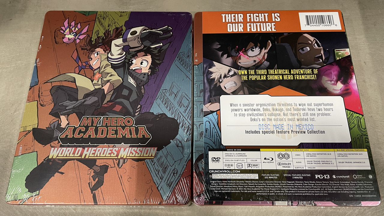 Crunchyroll My Hero Academia: World Heroes' Mission(Blu-ray+DVD)