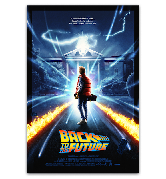 Back to the future poster by Florey Back to the future poster by Florey