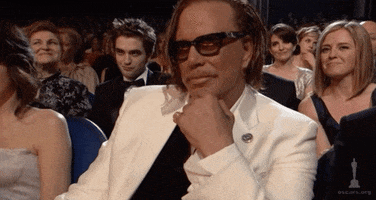 mickey rourke thumbs up GIF by The Academy Awards