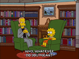 relaxed lisa simpson GIF