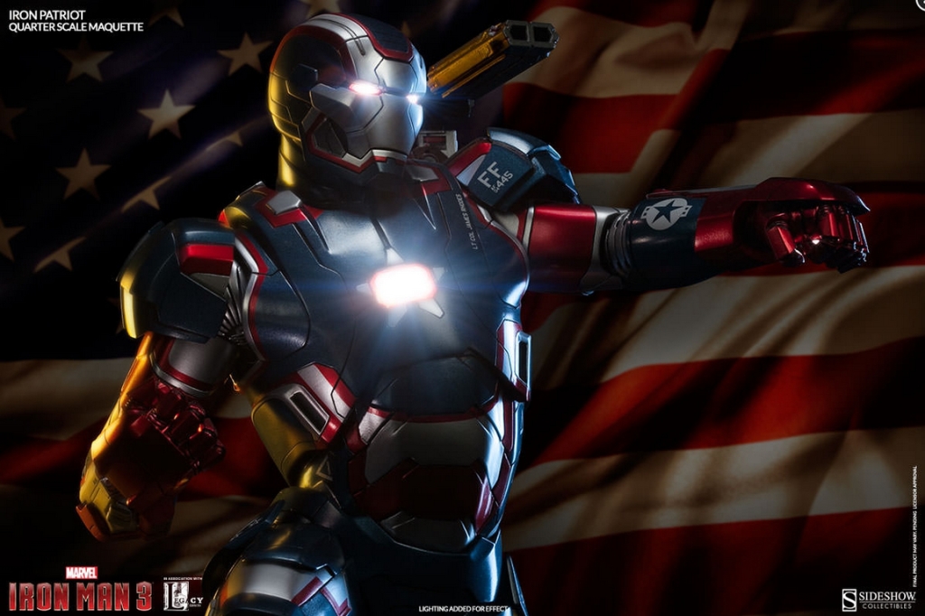 Iron Patriot Quarter Scale Is Up For Pre Order On Sideshow