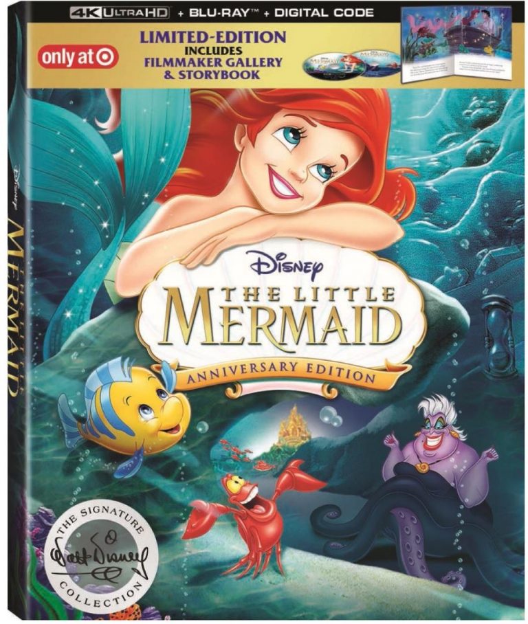 THE LITTLE MERMAID is Coming to 4K UHD Bluray & 4K SteelBook this