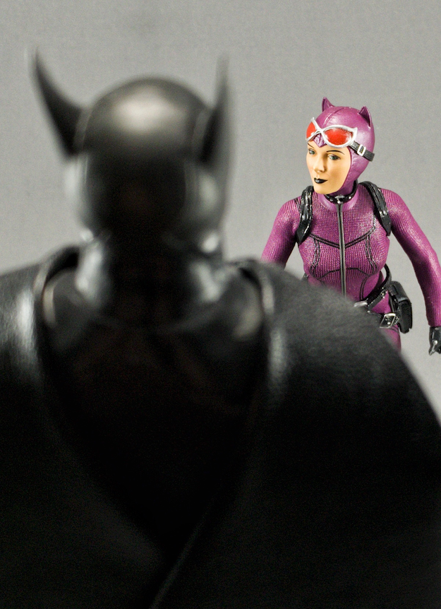 mezco catwoman purple