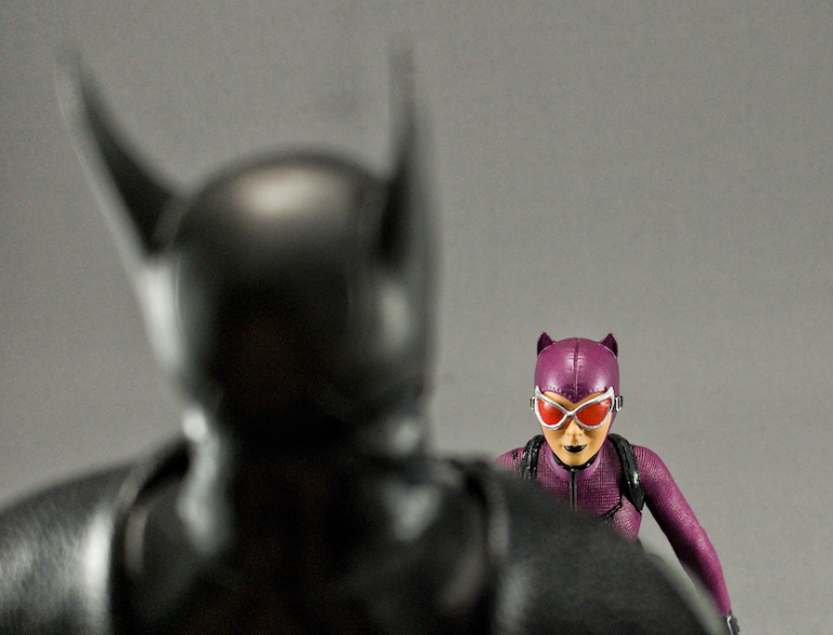 mezco catwoman purple