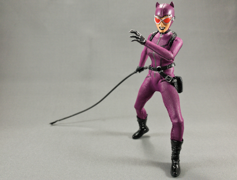 mezco catwoman purple