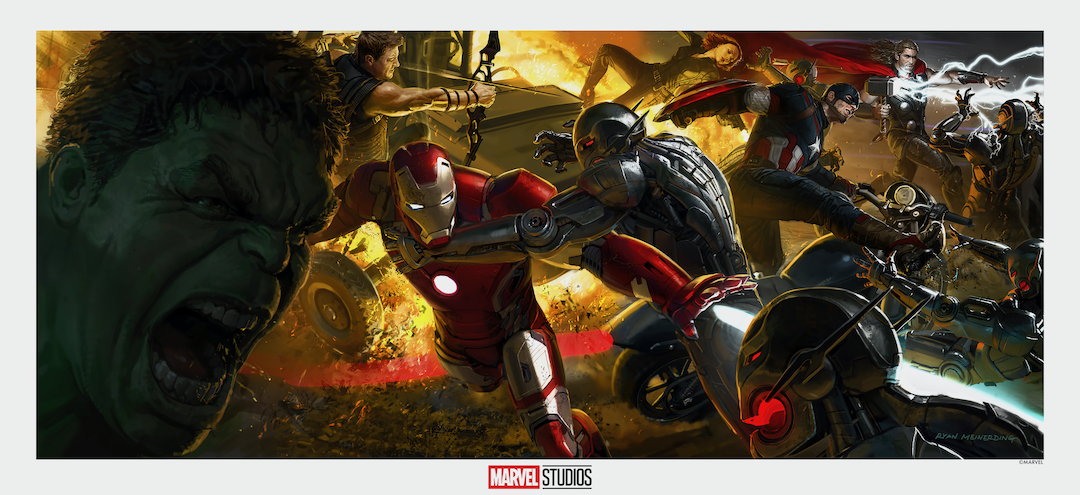 Avengers Age Of Ultron Concept Art By Ryan Meinerding Nycc 2020 Hi Def Ninja Blu Ray