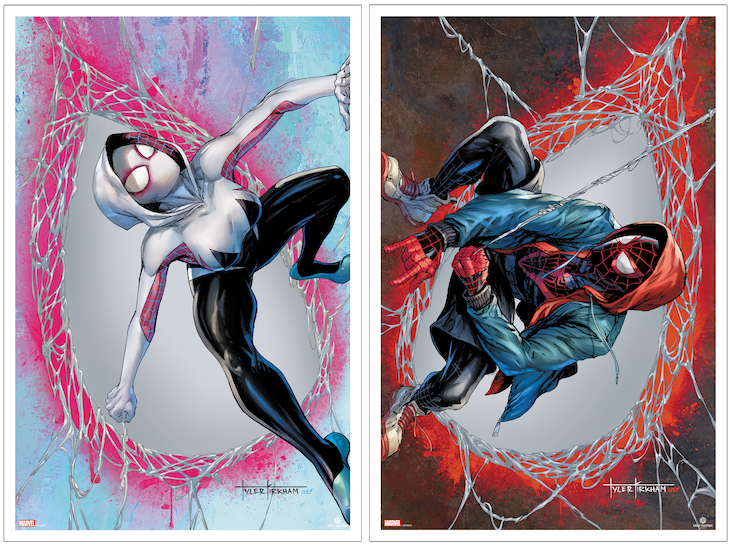 MILES MORALES: THE SPIDER-MAN, LIMITED EDITION GICLEE ON WATERCOLOR PAPER