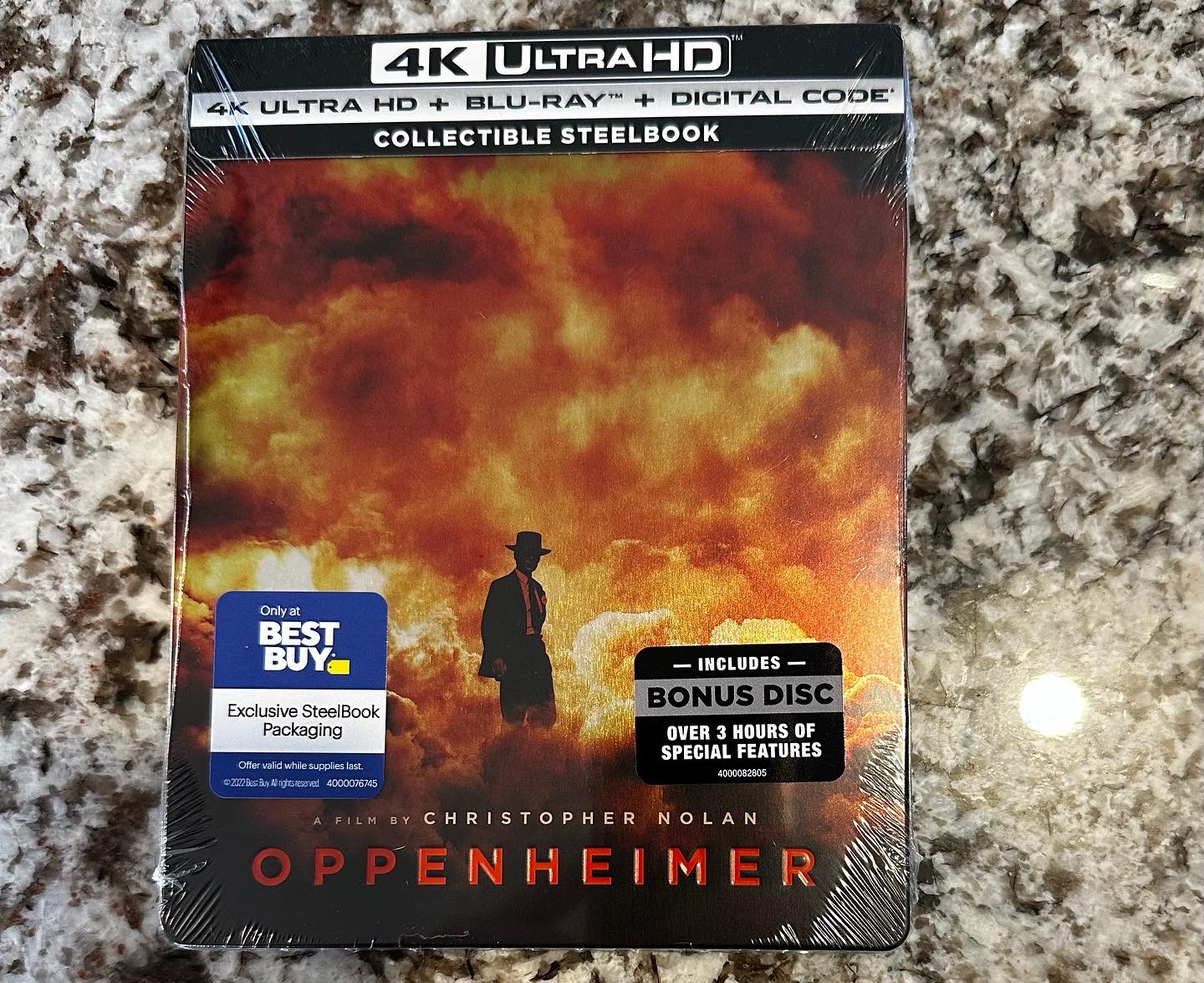 Christopher Nolan · Oppenheimer (4K Ultra HD/BD) [Limited Steelbook  edition] (2023)